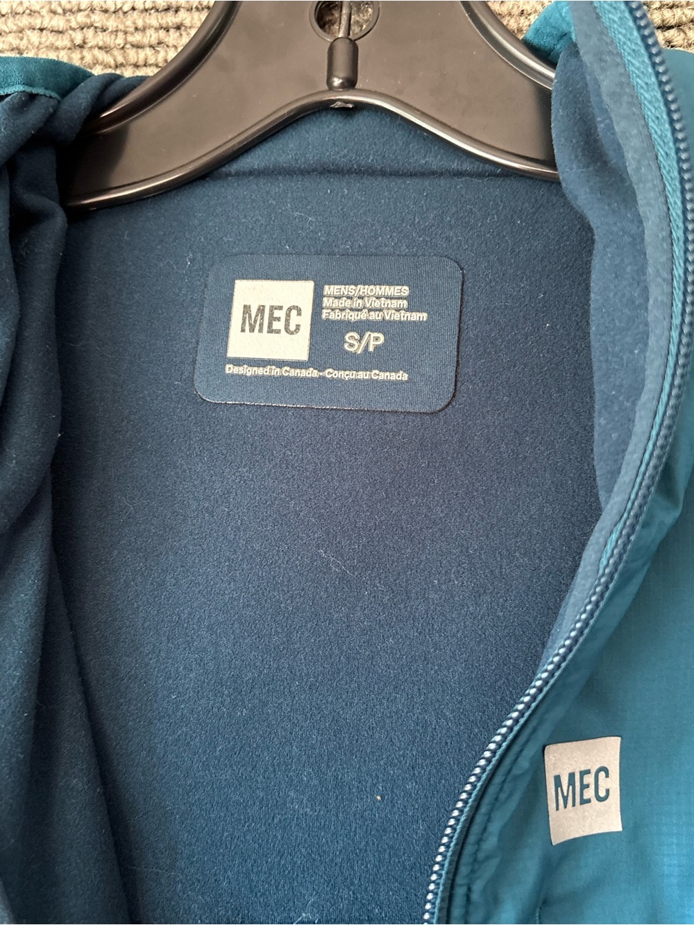 MEC Nitro Thermal Run Teal Running Jacket Men's Small EUC - Picture 6 of 8